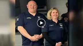'Firefighting siblings': Sister succeeds brother as department's new chief